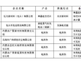 含光伏企業(yè)！內(nèi)蒙古公示戰(zhàn)略性新興產(chǎn)業(yè)電力交易企業(yè)名單