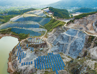 廣東平遠：廢棄礦山變身光伏發電站