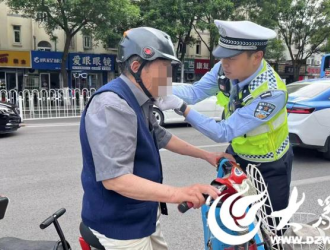 濟(jì)寧市中交警持續(xù)開展騎乘電動自行車不佩戴安全頭盔專項整治